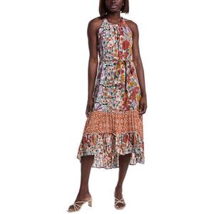 Luxe Always Womens  Maxi Dress, Beige